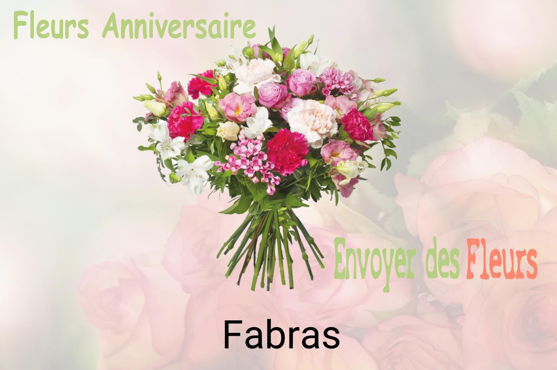 Bouquet de fleurs d’anniversaire livré à Fabras